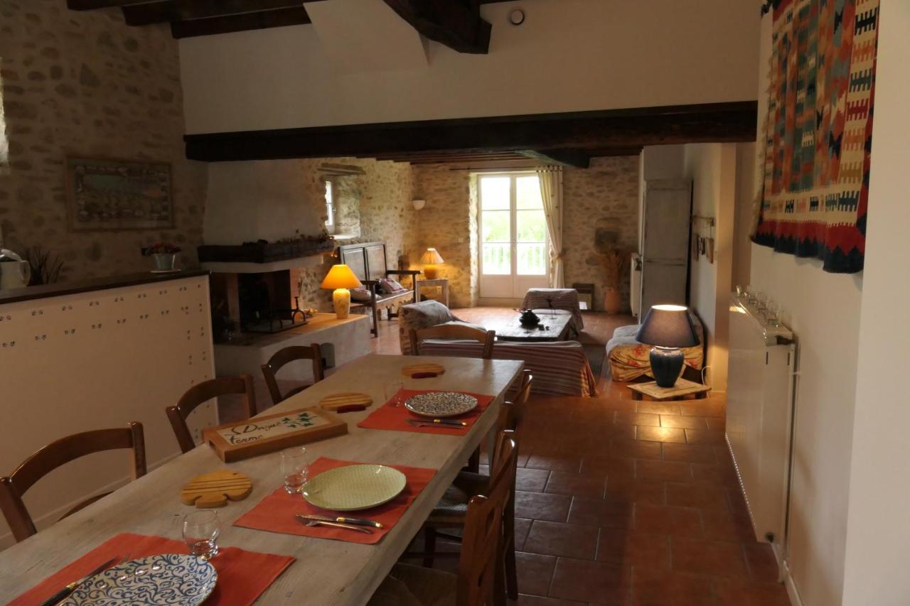 Bed and Breakfast La Ferme Dagué Lasseube Exterior foto